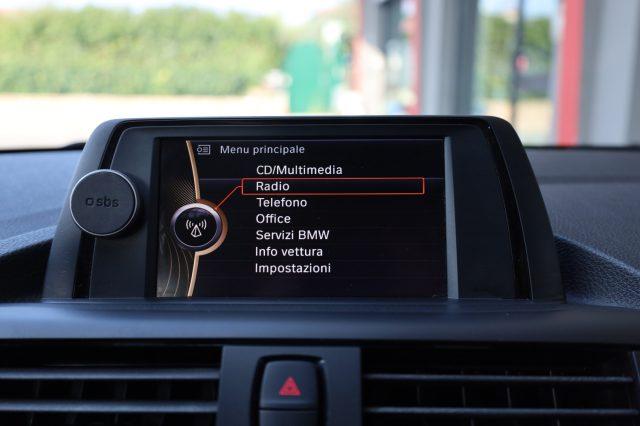 BMW 118 d 5p. Sport Automatica F20 Pelle ROSSA Cartier 18"