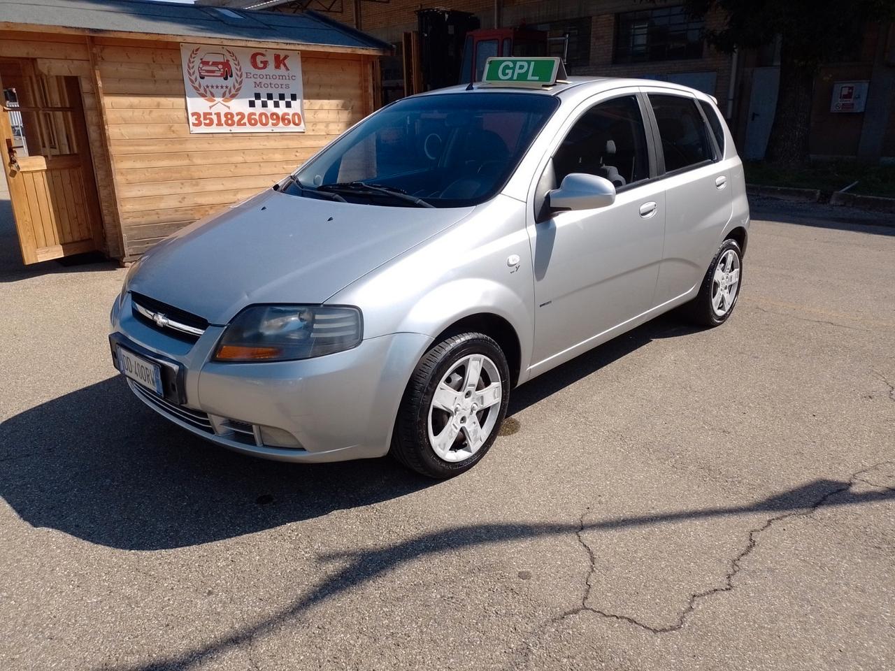 Chevrolet Kalos 1.2 5 porte SX GPL, OK Neopatentati