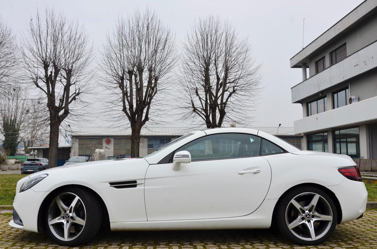 MERCEDES SLC 200 PREMIUM AMG LINE 184cv AUTO, UFF ITALIANA, SERVICE DIMOSTRABILI, SCARICO, RETROCAMERA, PELLE, PERMUTE