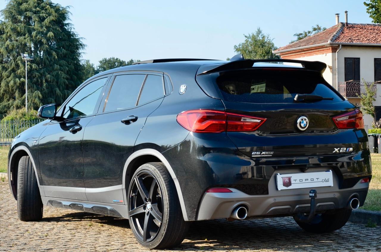 BMW X2 XDRIVE25d MSPORT X 231cv AUTO, UFF ITALIANA, SERVICE BMW, EURO 6C, TETTO, HEAD-UP, FARI LED, 20", PERMUTE