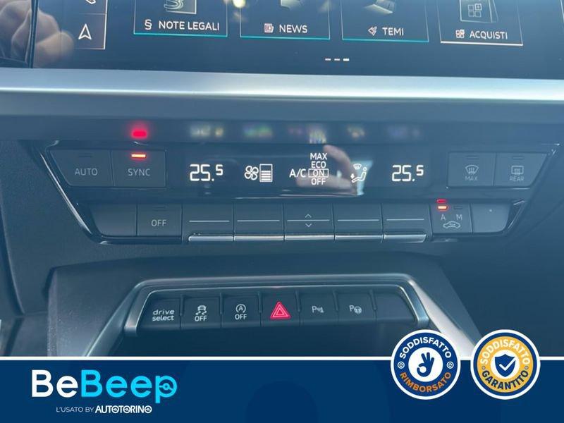 Audi A3 SPORTBACK 35 2.0 TDI S LINE EDITION S-TRONIC