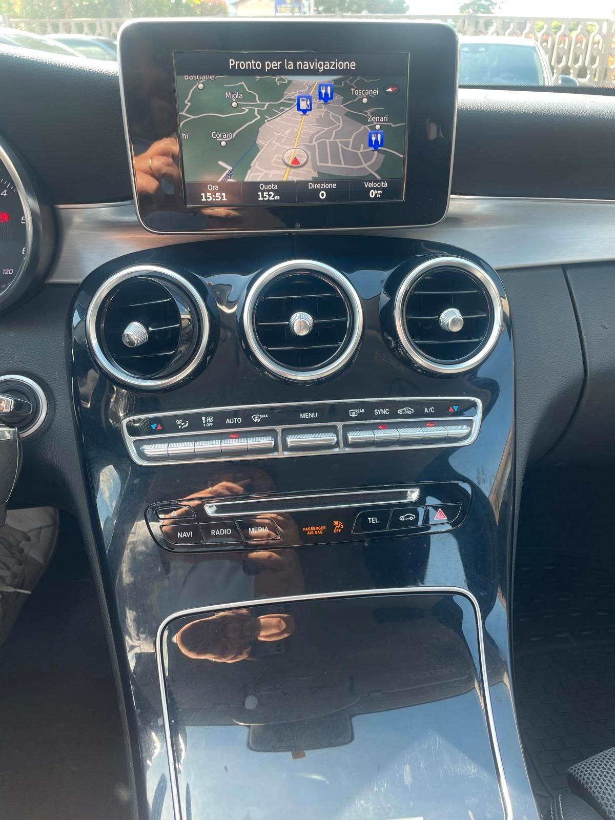 MERCEDES C 220d SPORT 4MATIC STATION WAGON AUTOMATICA – TRAZIONE INTEGRALE