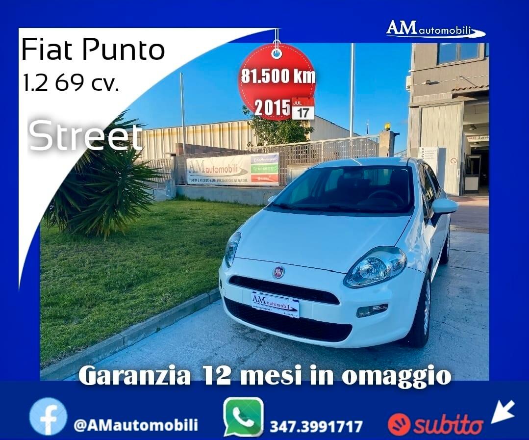 Fiat Punto 1.2 8V 69 cv. 5 porte Street