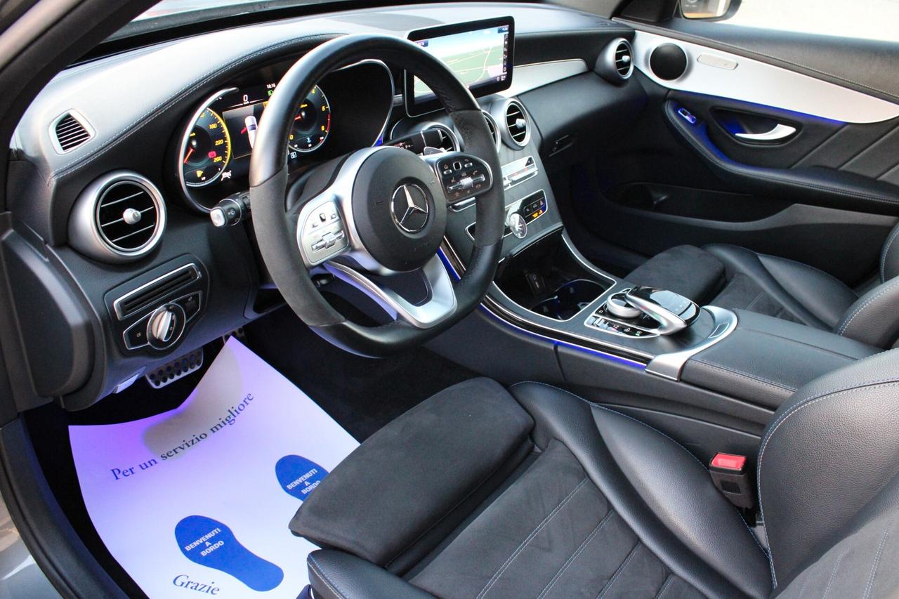 Mercedes-benz C 220 SW d Premium AMG Night Edition pack luci interne