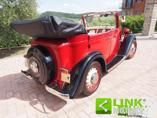 FIAT Balilla 508 TORPEDO targa ORO