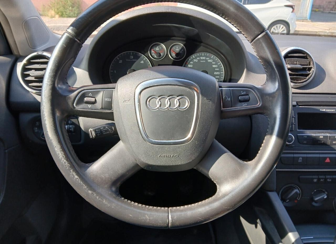 AUDI A3 1.600 TDI 90cv 5porte Km126.000
