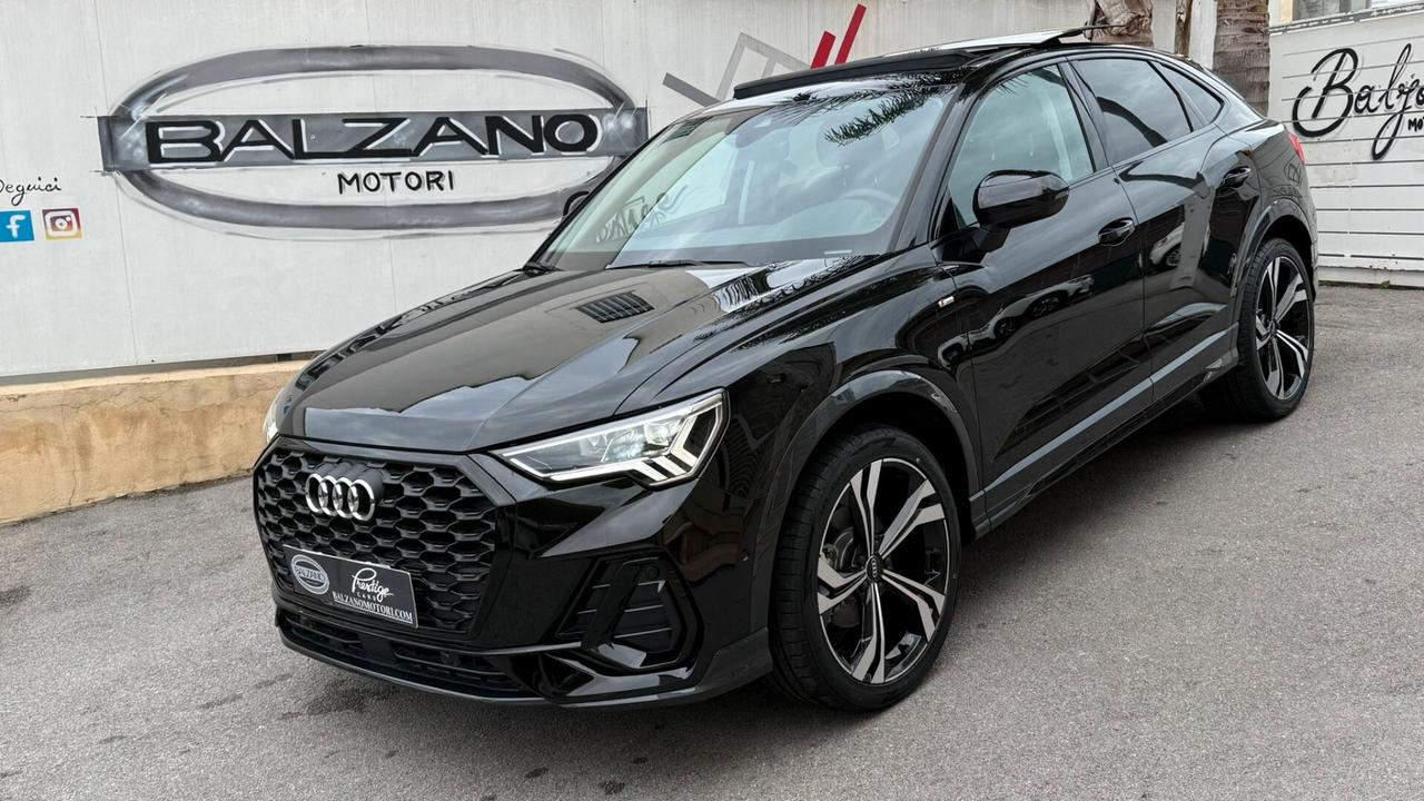AUDI Q3 SPB 35 TDI IDENTITY BLACK KM0 2024 TETTO APRIBILE