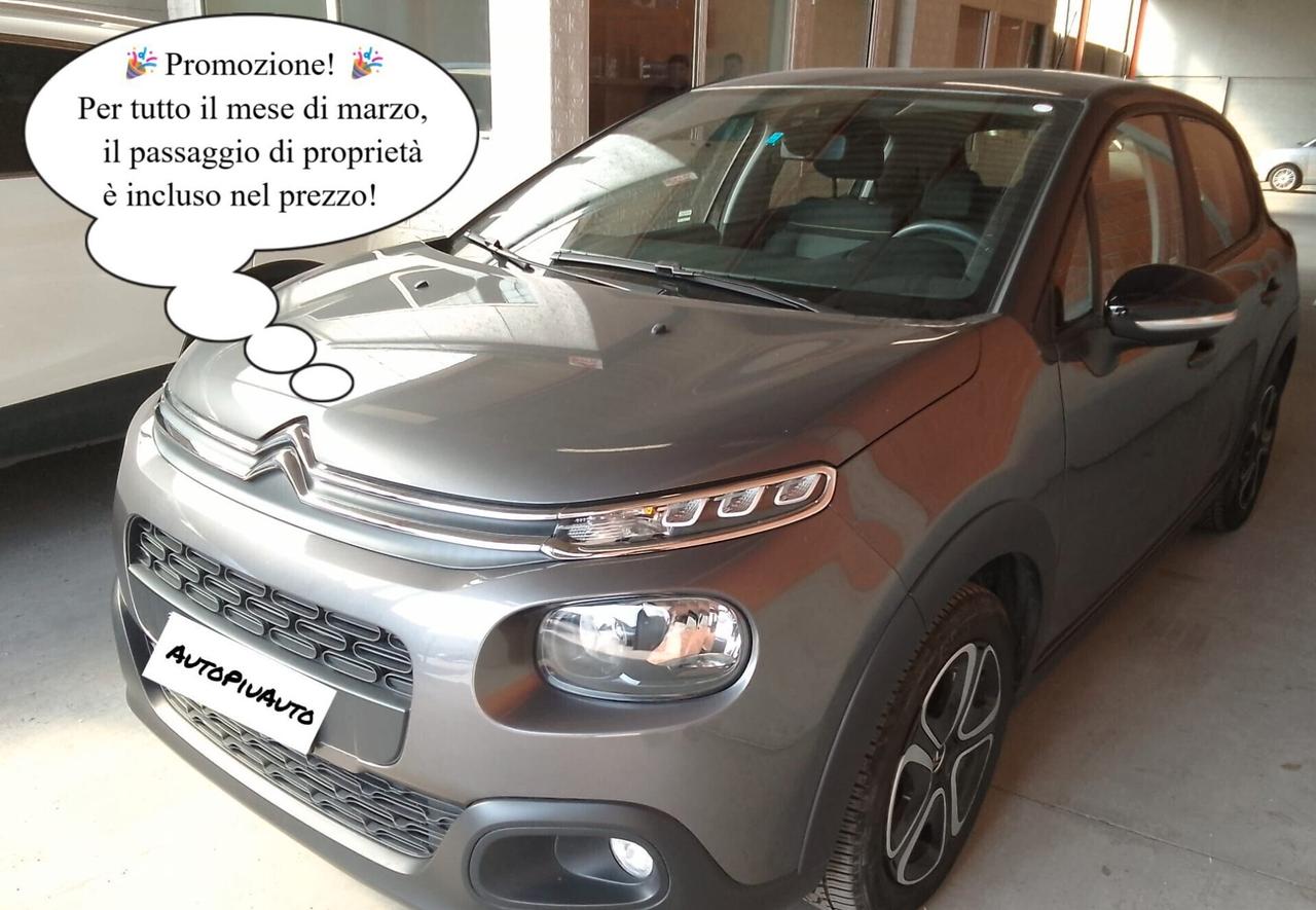 Citroen C3 PureTech 82 S&S Shine Ok NEOPATENTATI