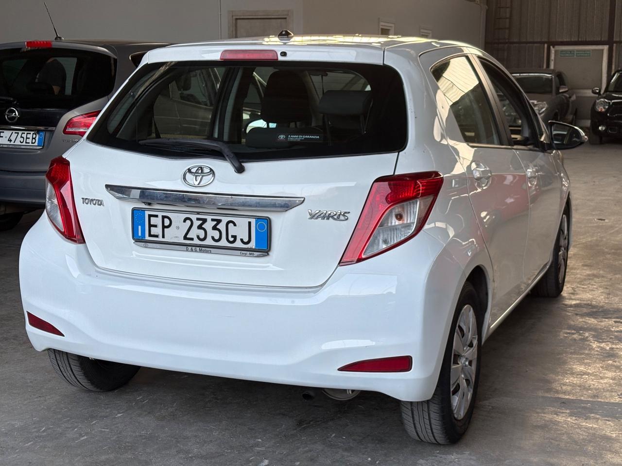 Toyota Yaris 1.0 5 porte GPL