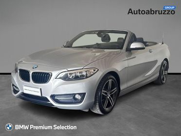 BMW Serie 2 Cabrio 220 d Sport Auto