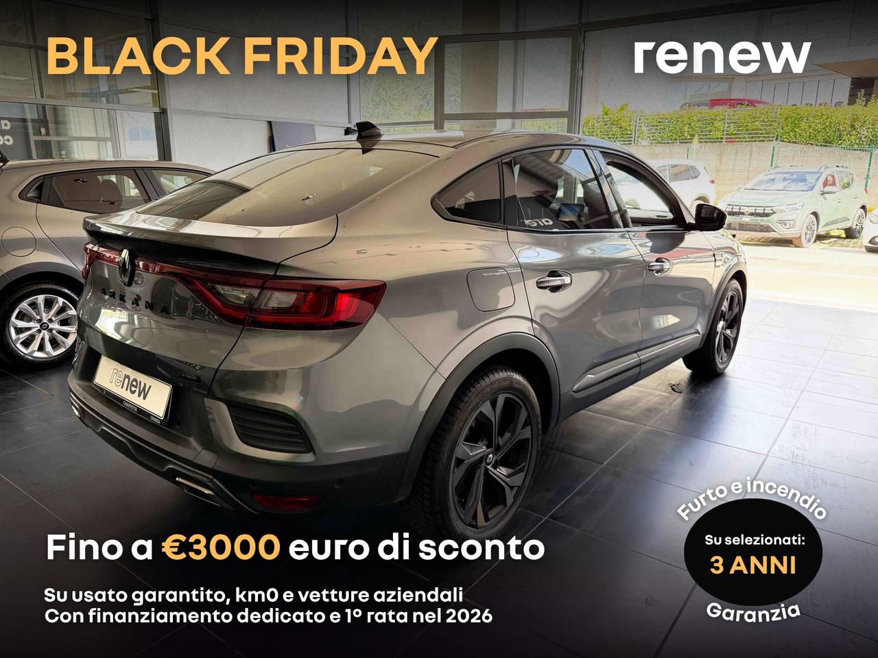 Renault Arkana 1.6 e-tech full hybrid e-tech engineered fast track 145cv