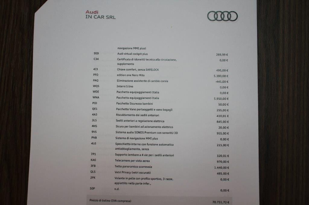 Audi Q3 Sportback 40 2.0 tdi S line edition quattro 200cv