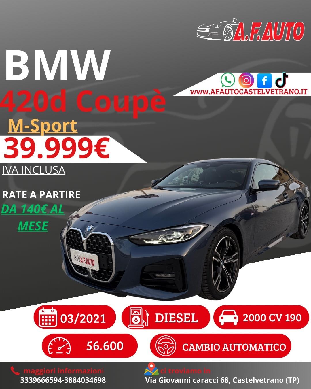 Bmw 420d Coupé Msport