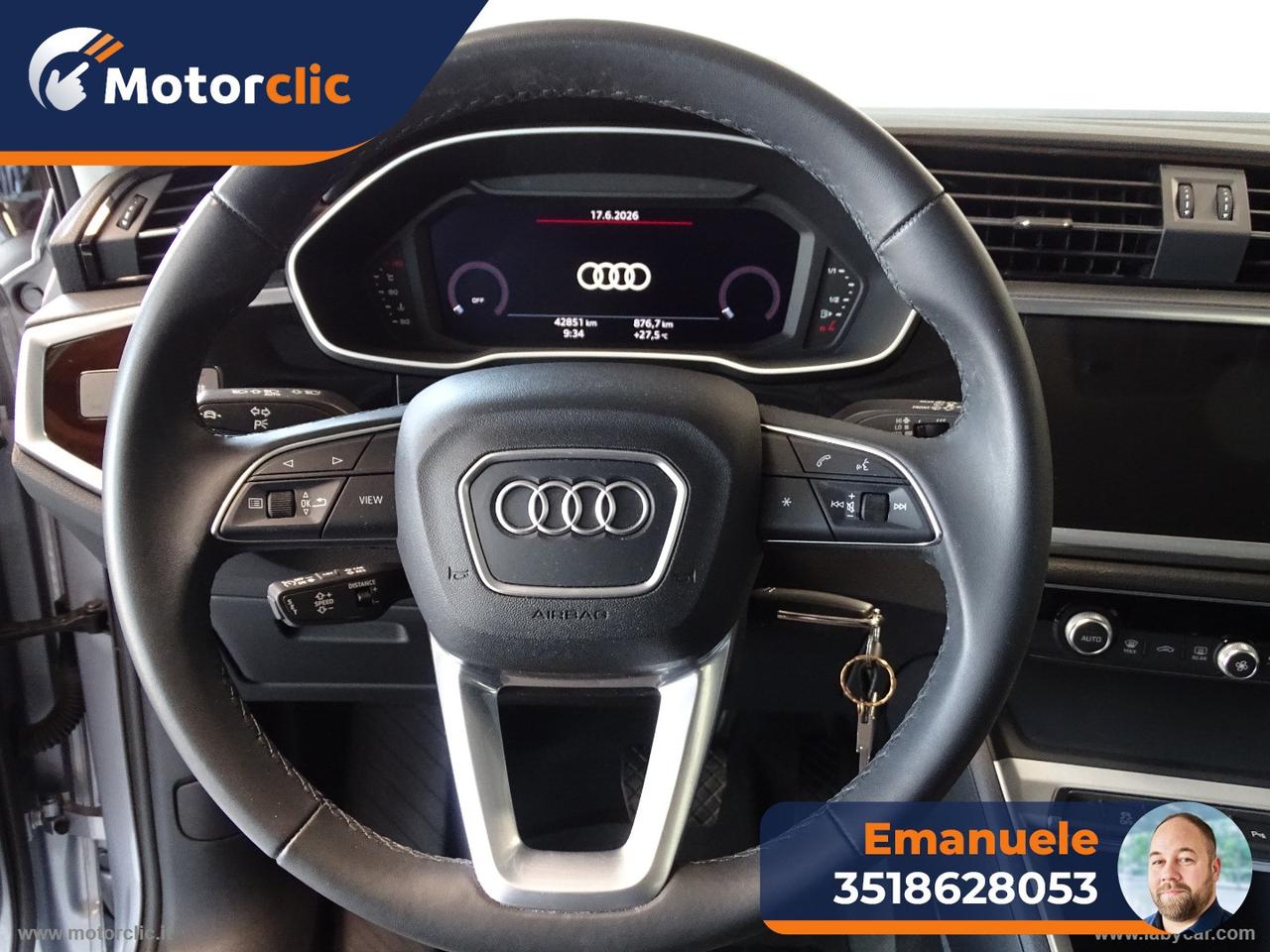 AUDI Q3 35 TDI S tronic Business Advanced 3 GARANZIA NOV2027/20KM