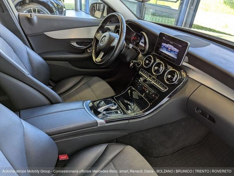 Mercedes-Benz Classe C 200 D S.W. AUTOMATIC AVANTGARDE ''VETRY PRIVACY, SENSORI DI PARCHEGGIO, CERCHI IN LEGA''