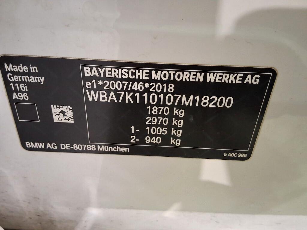 BMW 116i 110CV STEPTRONIC BUSINESS ADVANTAGE ( FARI LED - BMW DIGITAL COCKPIT - NAVI - CRUISE - PDC )