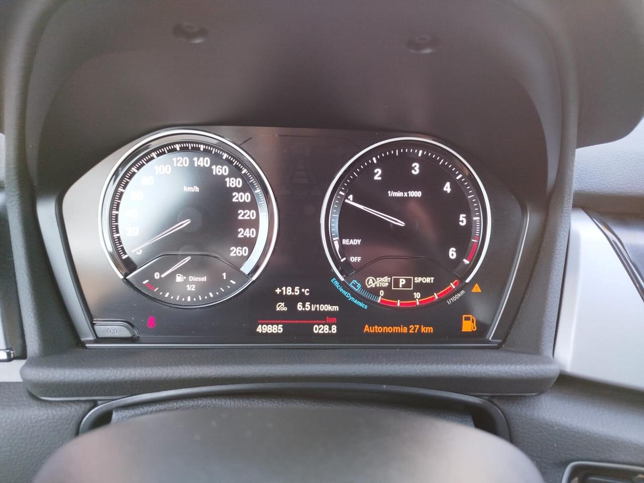 BMW 216d-AUTOMATICO*PREZZO VERO* UNIPRO- KM CERTI- GARANZIA 12 MESI