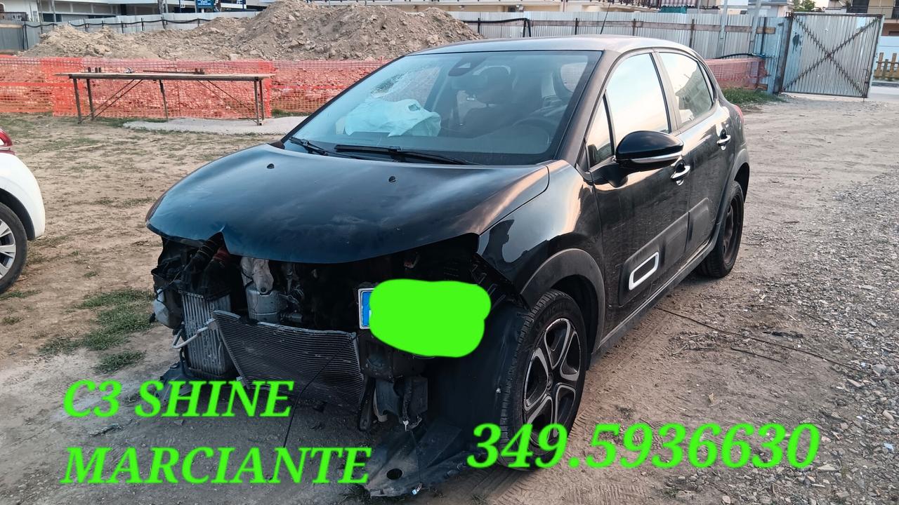 Citroen C3 SHINE incidentata sinistrata mondialcars 023