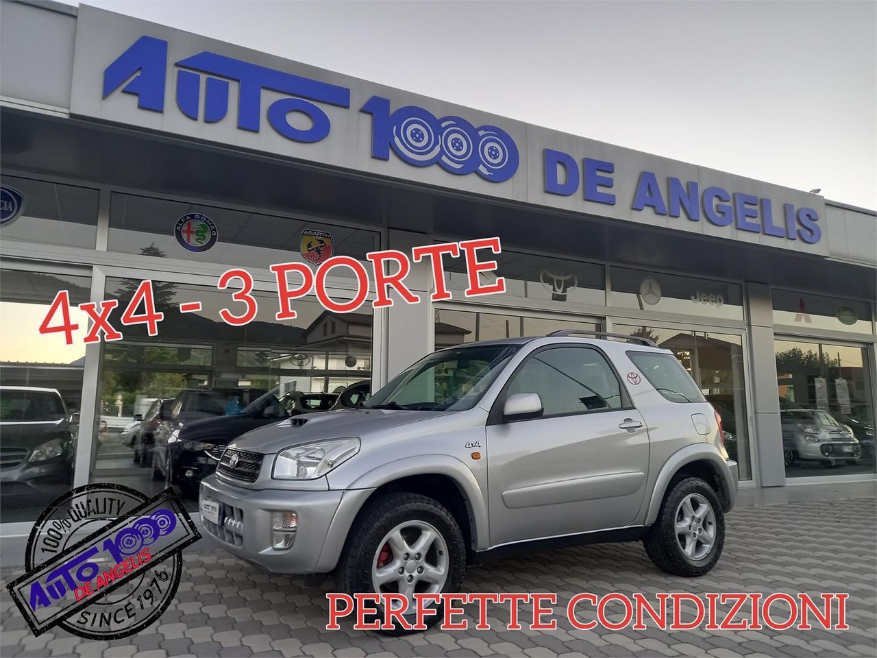 Toyota RAV 4 2.0 D-4D 4x4 3 PORTE * MAI PERCORSO FUORISTRADA *