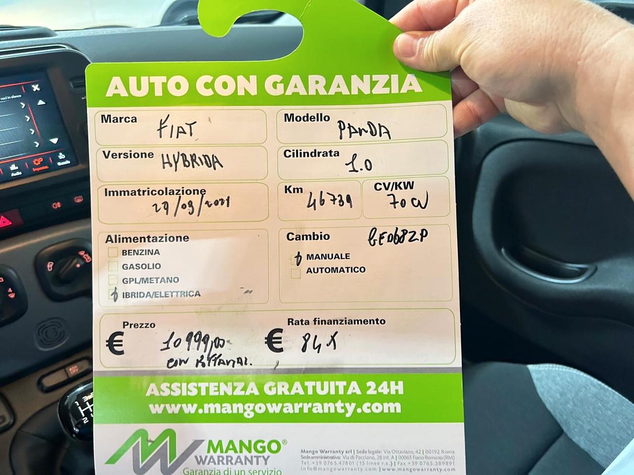 Fiat Panda 1.0 FireFly S&S Hybrid City Life