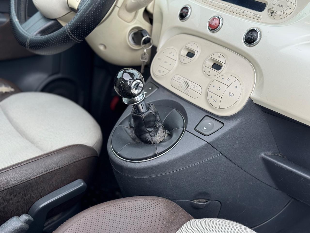 FIAT 500C 1.4 BENZINA 100CV GPL 2010 BIANCO PERLA