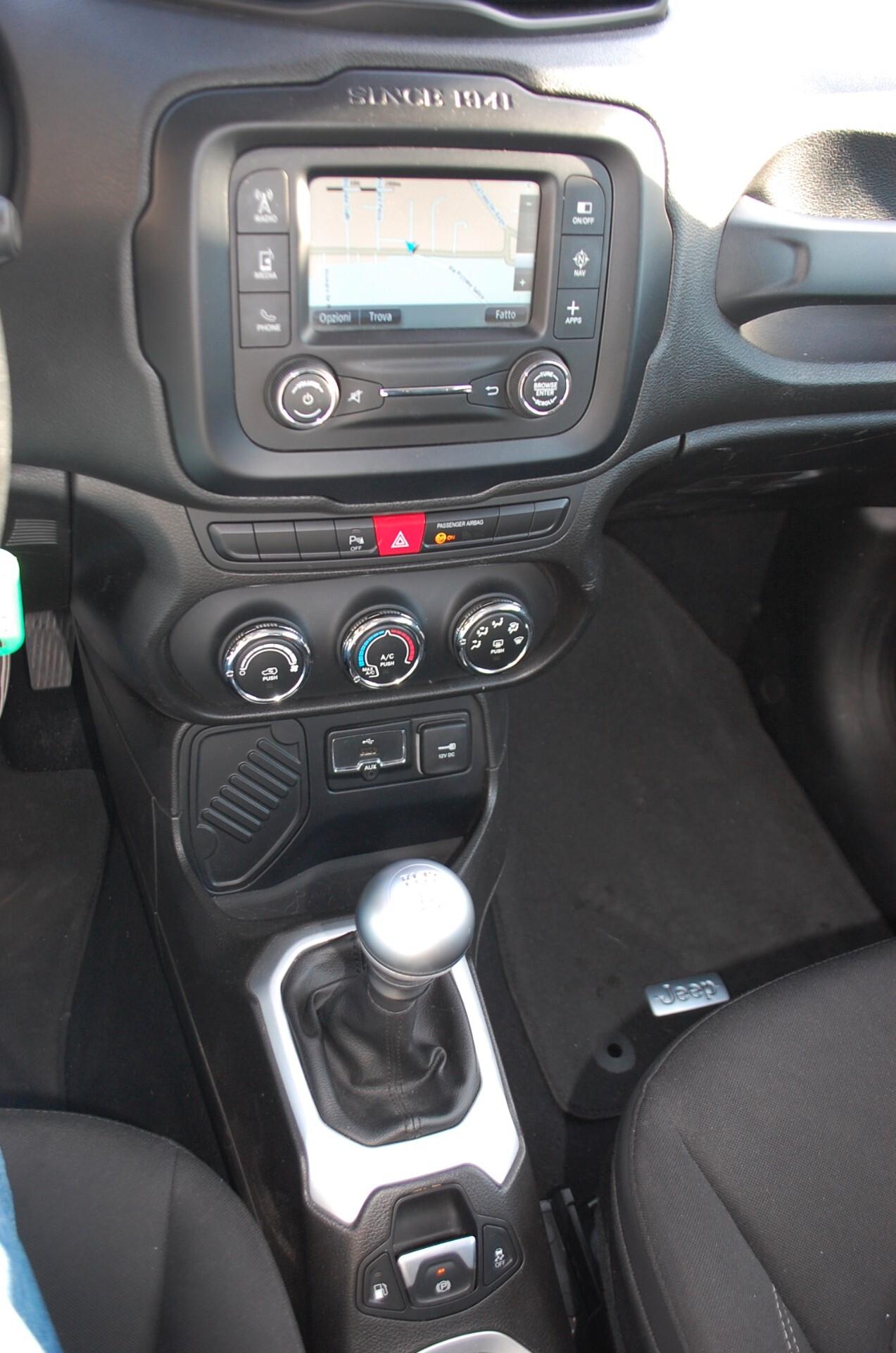 Jeep Renegade 1.4 tjt Longitude fwd 120CV Gpl Uff Italy Led Navi