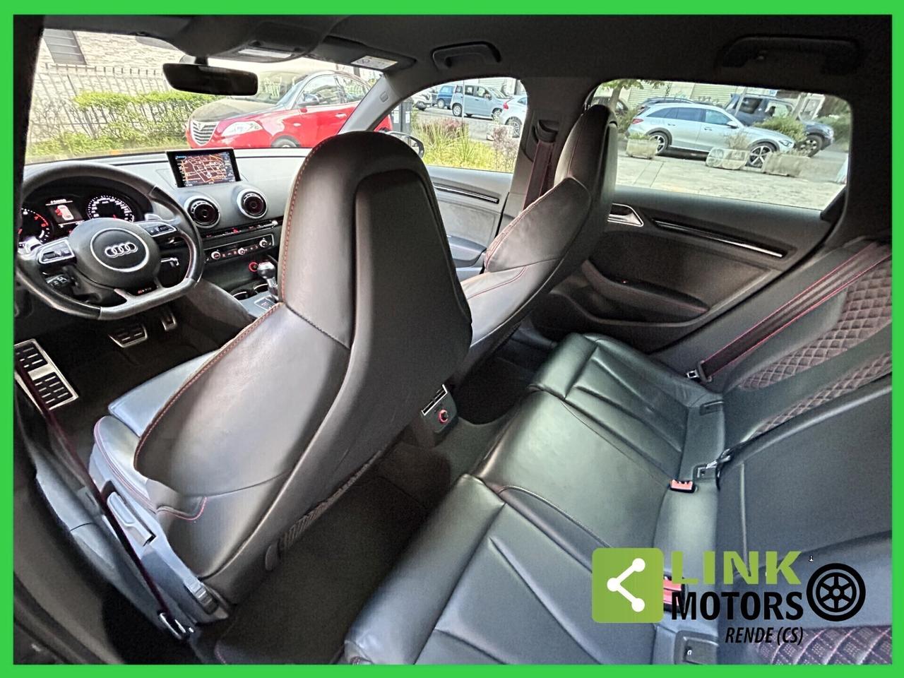 Audi RS 3 SPB 2.5 TFSI quattro 367cv S tronic S line 02/2016