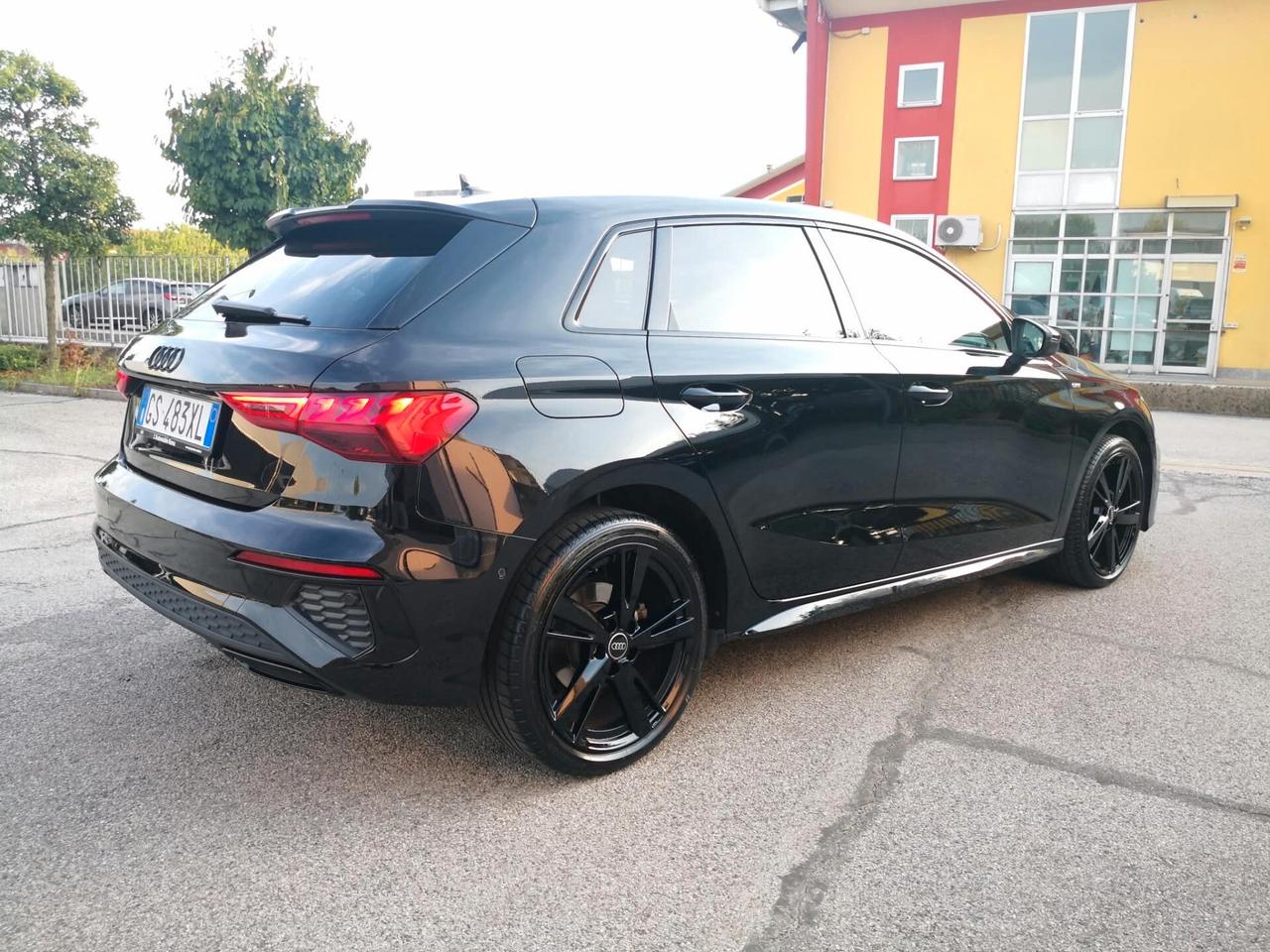 Audi A3 SPB 40 TFSI e S tronic Identity Black LINE ***TAGLIANDI AUDI***
