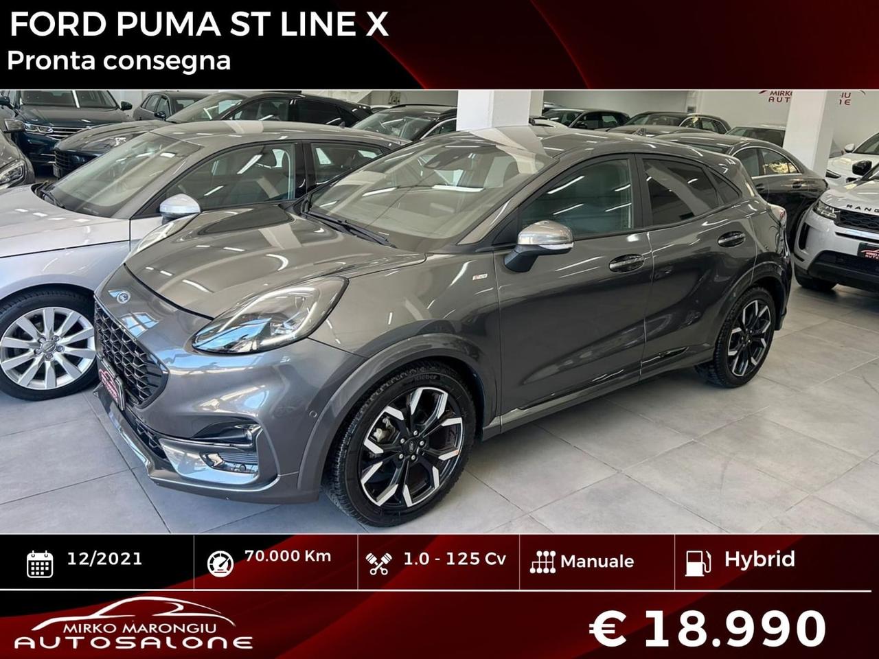 Ford Puma 1.0 Hybrid 125 CV ST-Line X FINANZIABILE