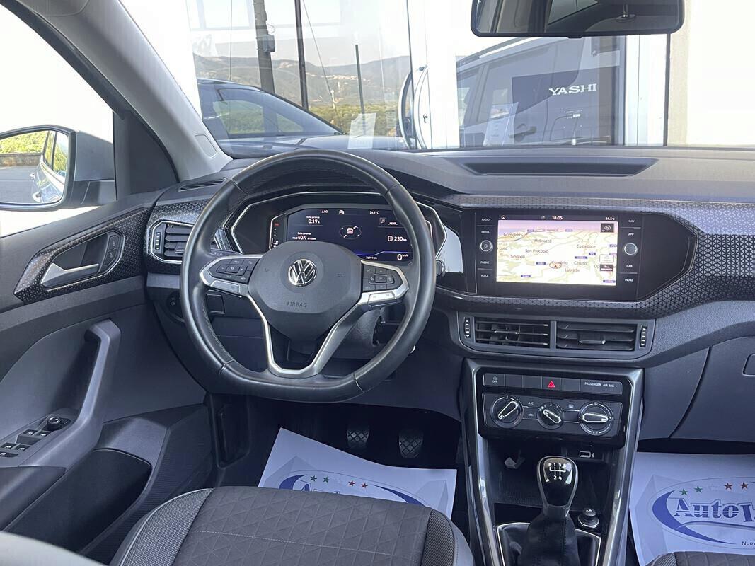 Volkswagen T-Cross 1.6 TDI SCR Advanced BMT Fari Full Led-Navigatore-Digital cockpit