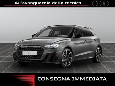 Audi A1 sportback 30 1.0 tfsi 116cv identity black s tronic