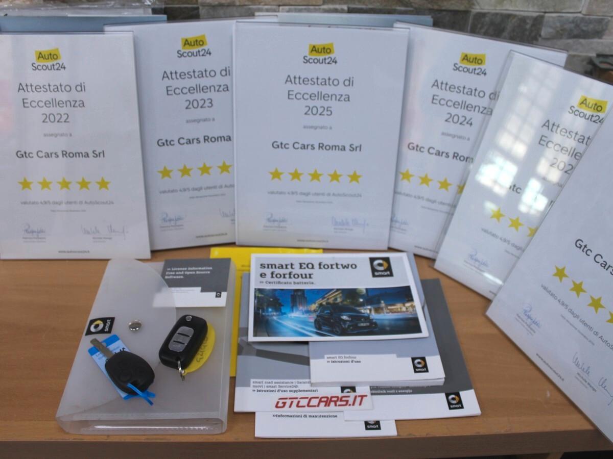 Smart ForFour EQ Pulse Cam Pdc Tetto UNIPRO IVA DEDUCIBILE