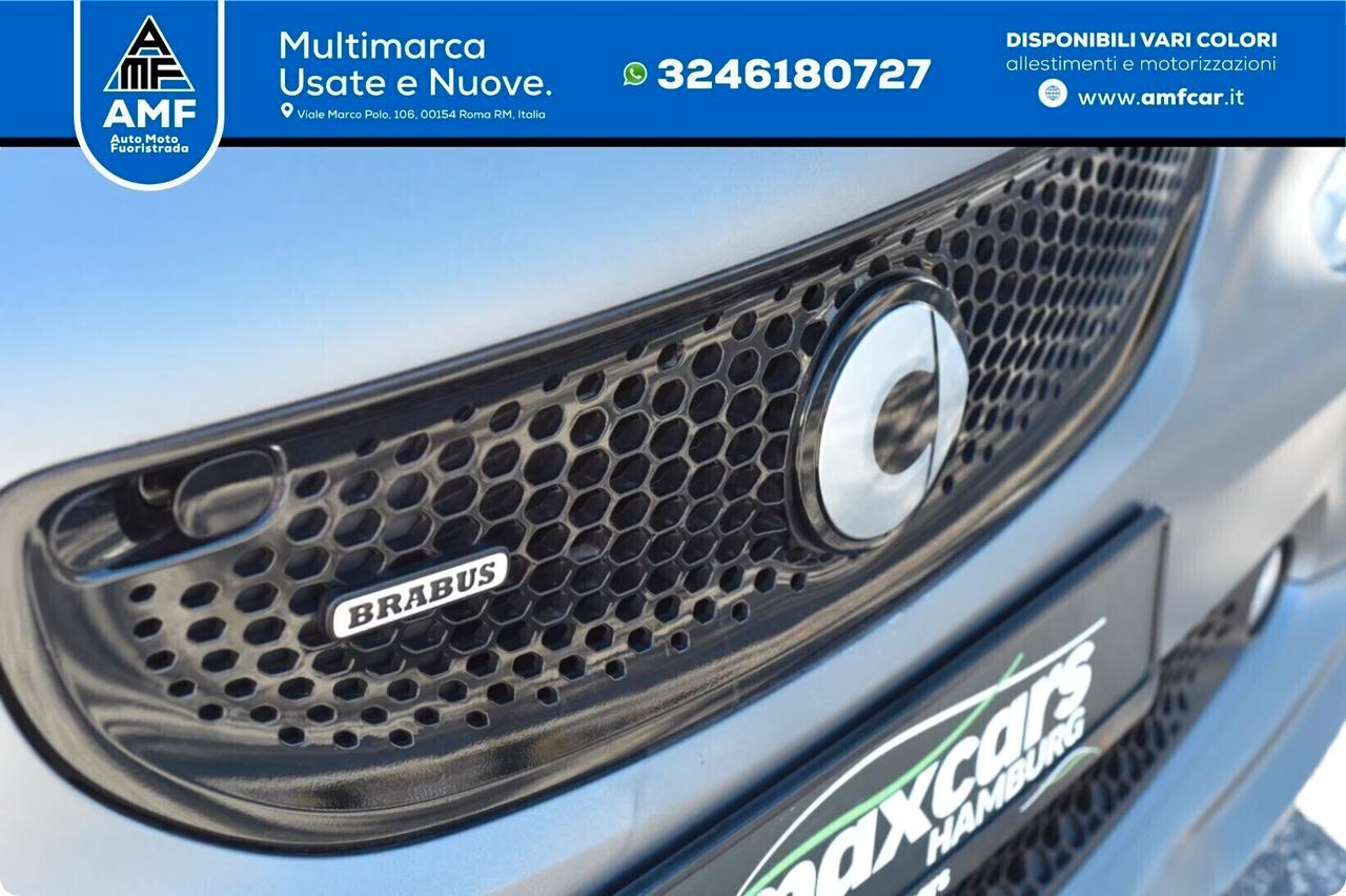 Smart ForTwo BRABUS 109cv Cabrio GRIGIO OPACO NAVICAMERA JBL