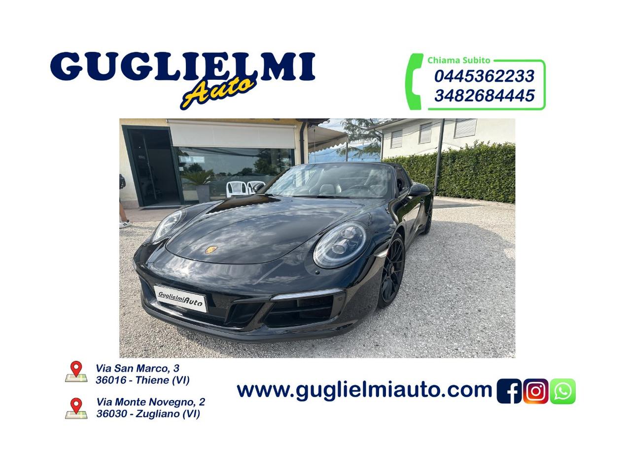 Porsche 911 Targa 3.0 4 GTS auto Garanzia Posche Ufficiale
