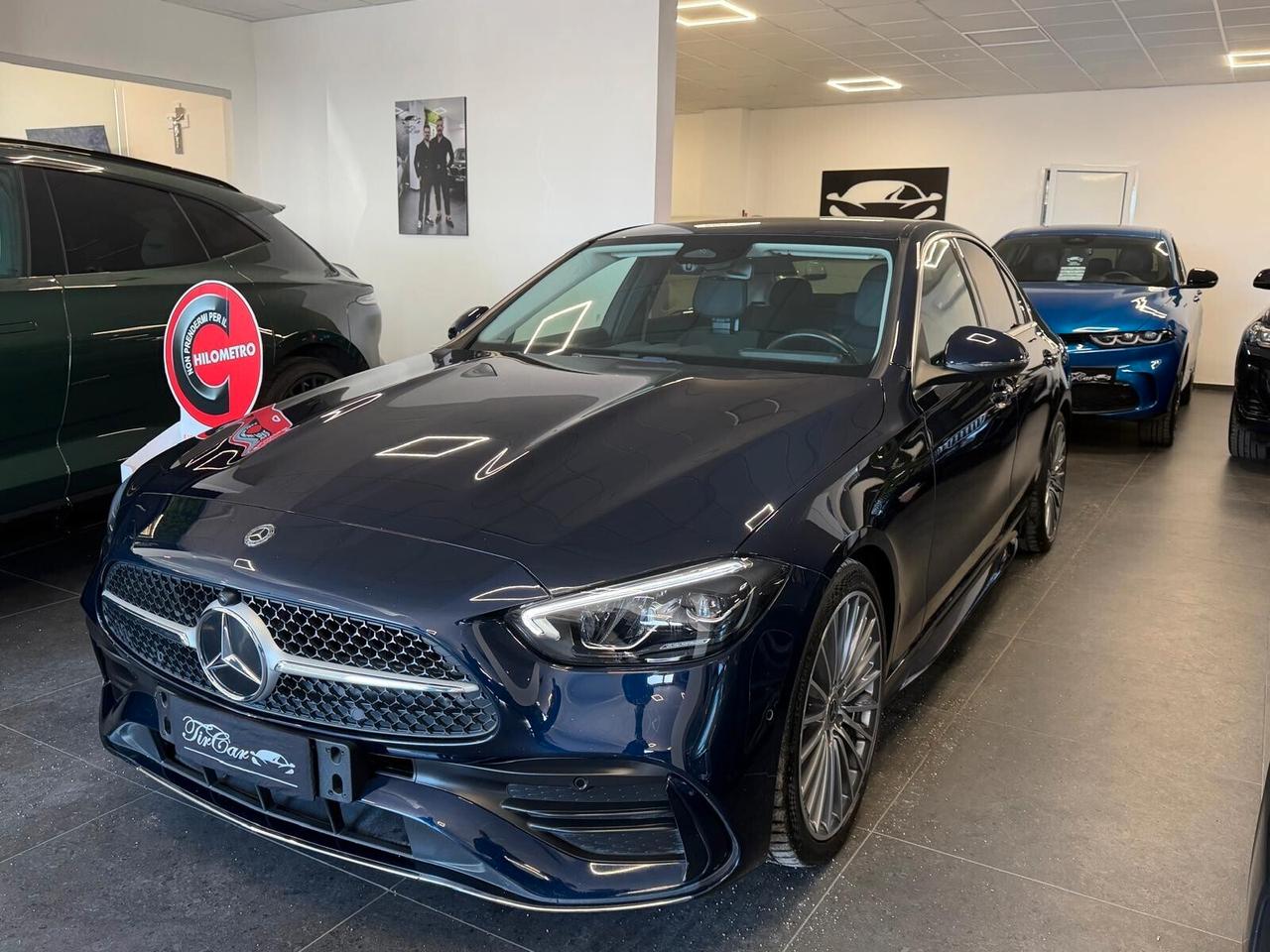 MERCEDES CLASSE C220D PREMIUM 2.0 MHEV 200CV PELLE NAVI CAM ANNO 2022