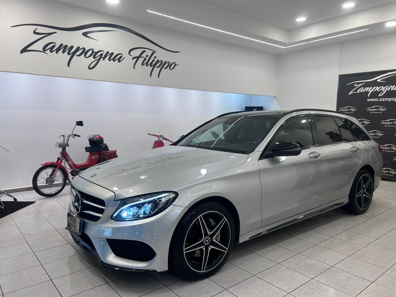 Mercedes C 220d S.W. Exclusive TETTO IVA 2018