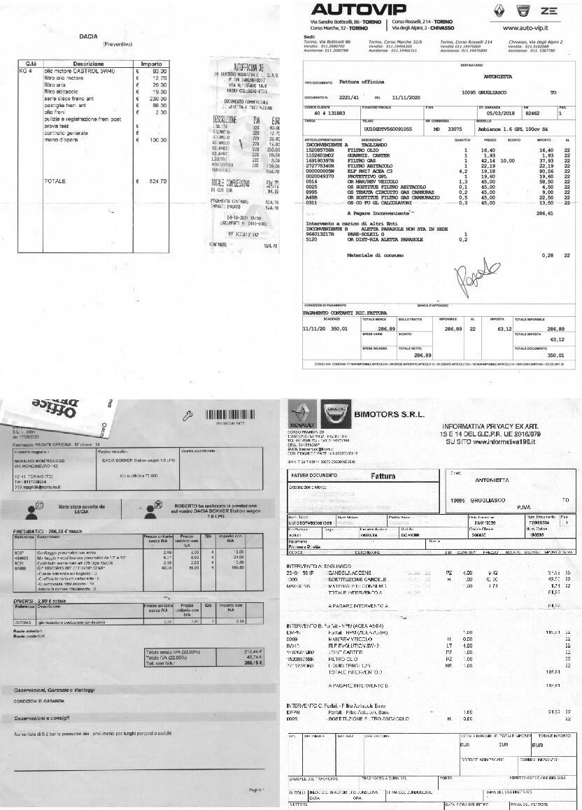 Dacia Dokker GPL Casa Madre Unico Prop.