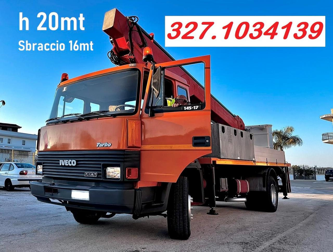PIATTAFORMA AEREA IVECO 145-17 CESTELLO H. 20MT – SCALIFICIO RIMINESE
