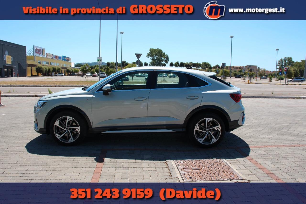 Audi Q3 Sportback 45 2.0 tfsi S line edition quattro 245cv s.-tronic