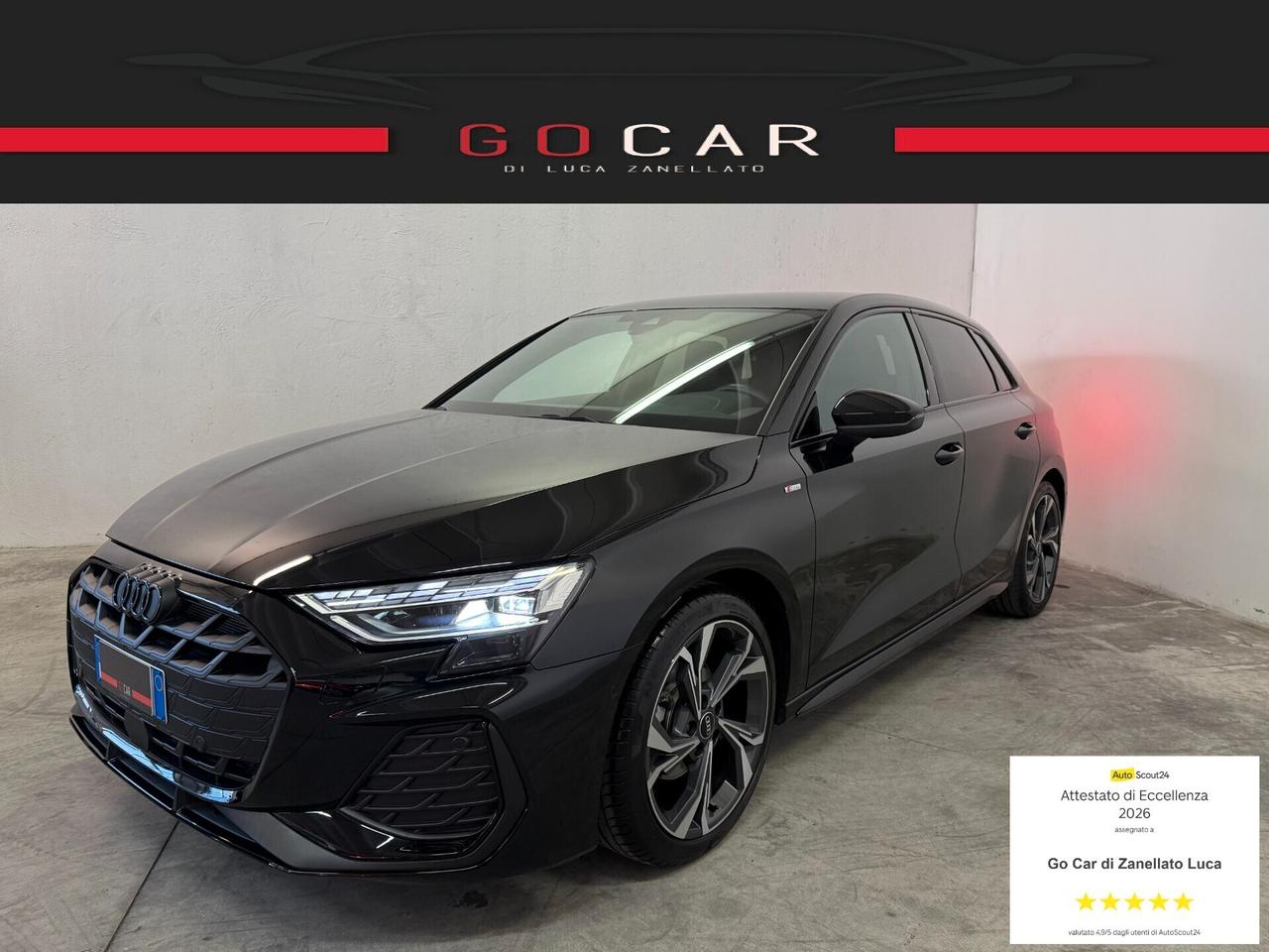 Audi A3 Sportback 1.5 Tfsi mhev S line Edition S Tronic ITALIANA - GARANZIA E TAGLIANDI GRATIS - NO VINCOLI FINANZIAMENTO