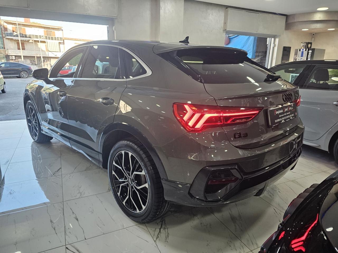 NUOVA AUDI Q3 SPORTBACK 35 TDI 150CV S-TRONIC S-LINE IDENTITY BLACK