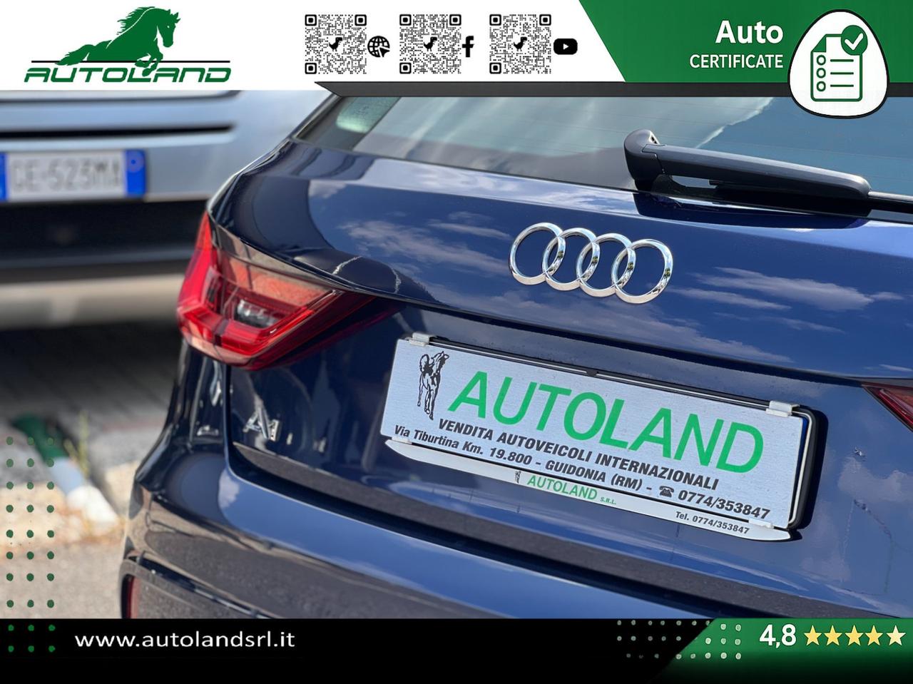 Audi A1 Sportback 30 1.0 tfsi Admired 110cv