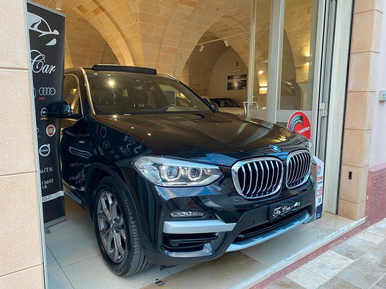 BMW X3 20D X-DRIVE X-LINE MHEV 48V 190CV TETTO PELLE CAM ANNO 2021