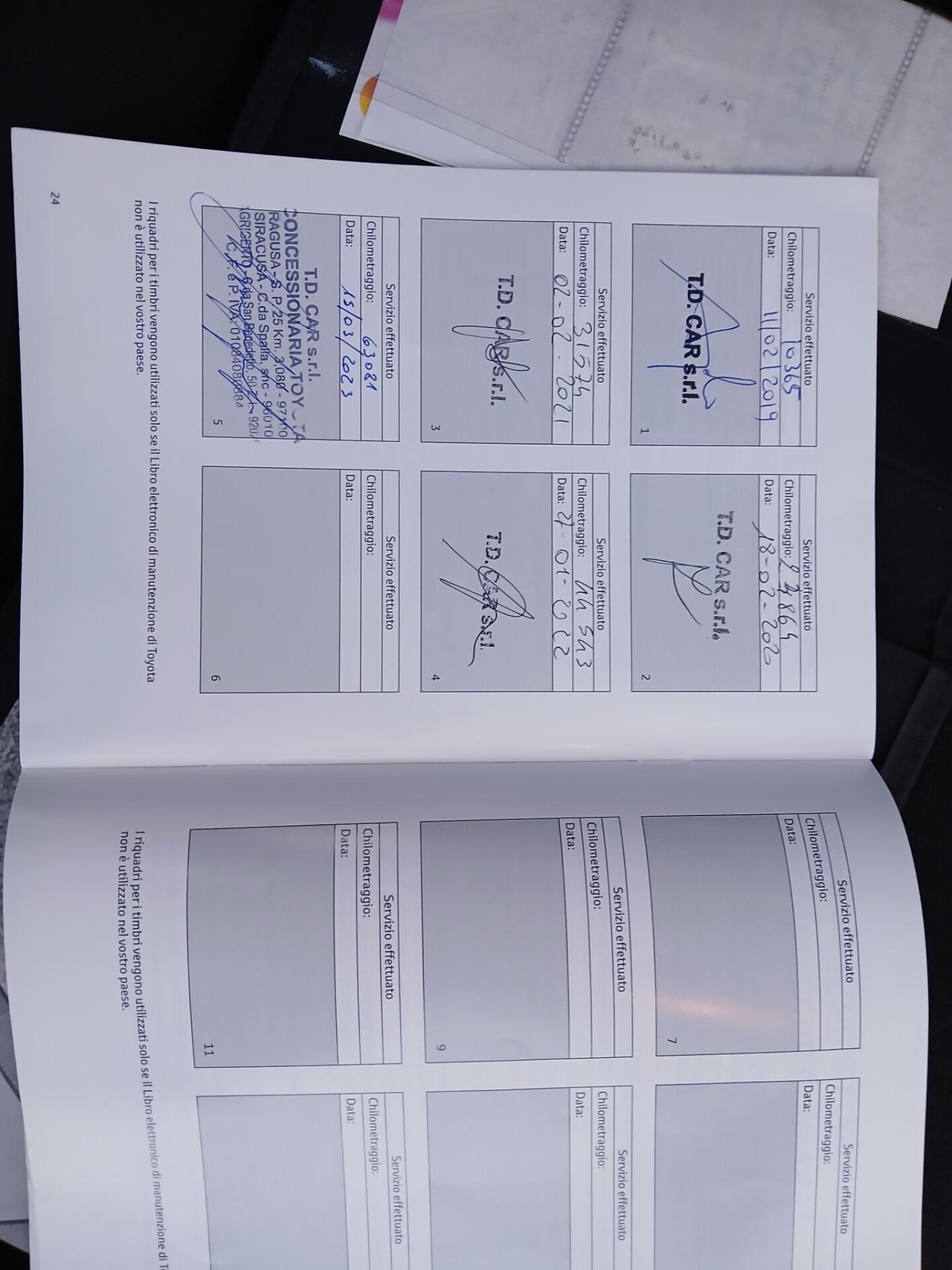 Toyota Yaris 1.5Hybrid 5 porte 1proprietario NuovA