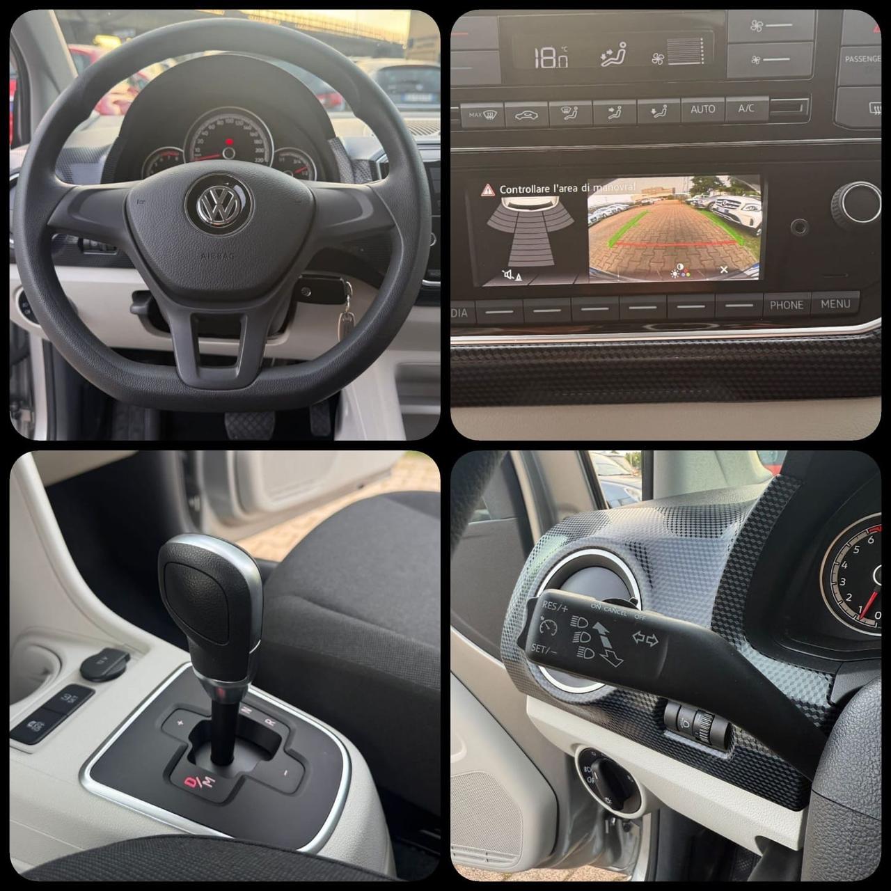 Volkswagen up! 1.0 75 CV AUTOMATICA TELECAMERA SENSORI PDC OK NEOPATENTATI