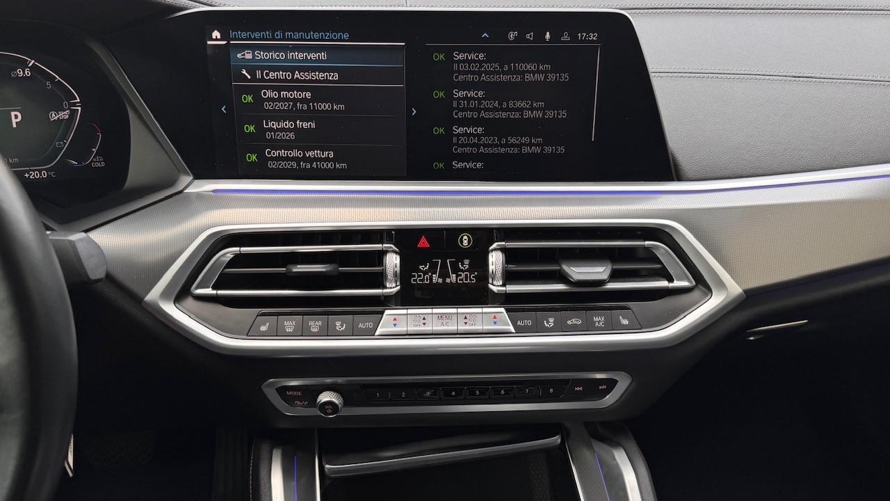 Bmw X6 xDrive40d 340CV Unico proprietario