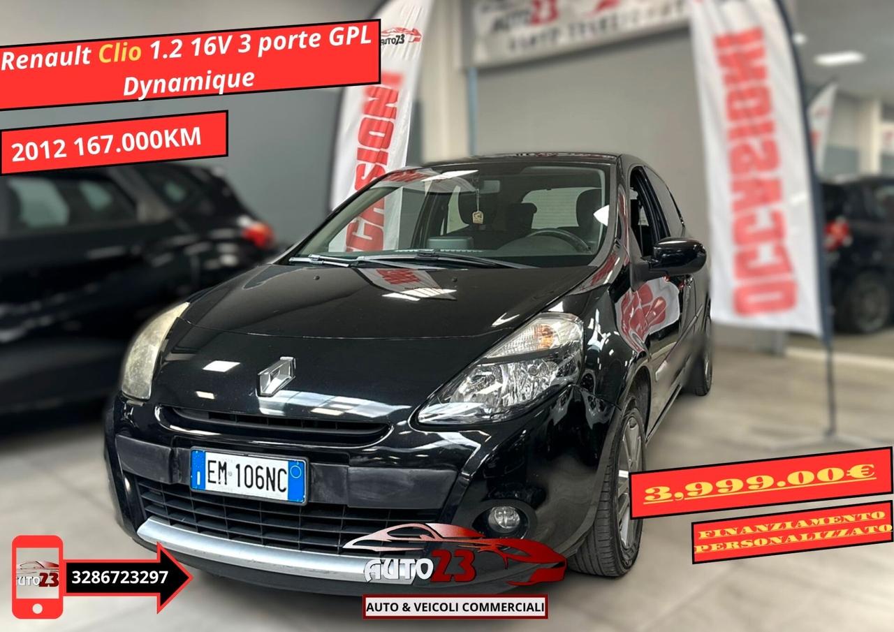 Renault Clio 1.2 16V 3 porte GPL Dynamique