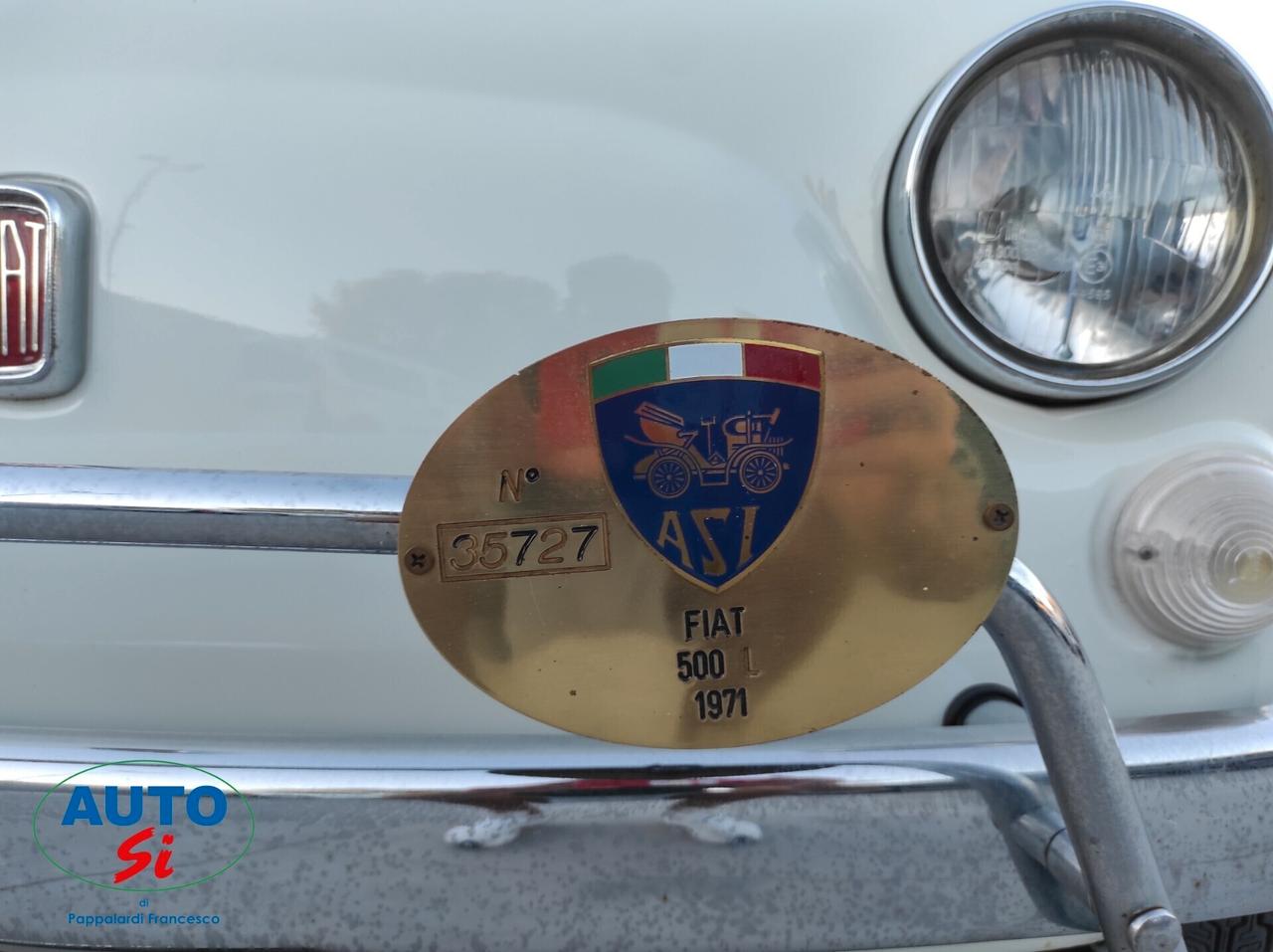 Fiat 500L ANNO 1971 - ISCRITTA ASI - CARTA ORO