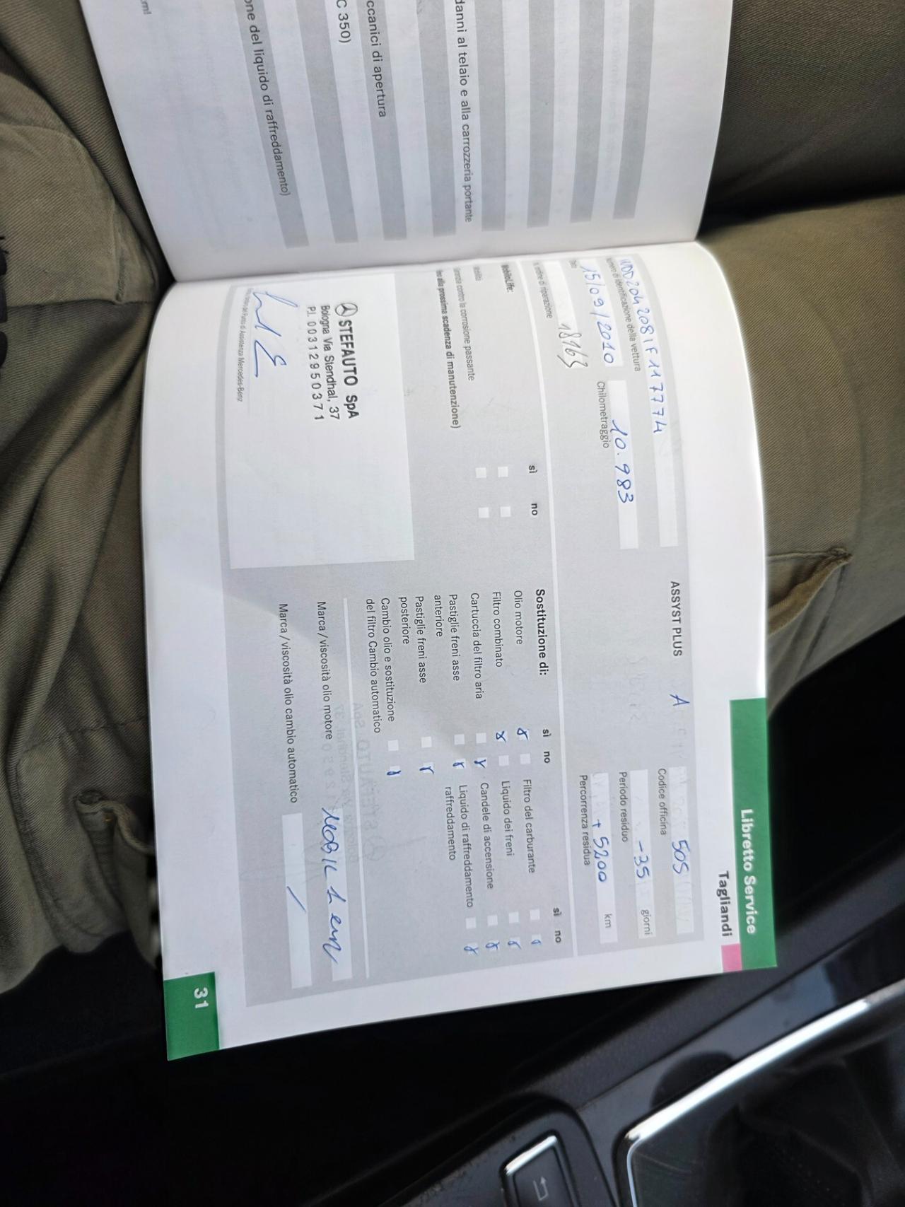 Mercedes-benz C 220 CDI Avantgarde km certificati garantita 12M