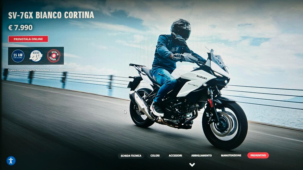 Suzuki SV 650 NUOVO SV-7GX - ABS EURO 5 +